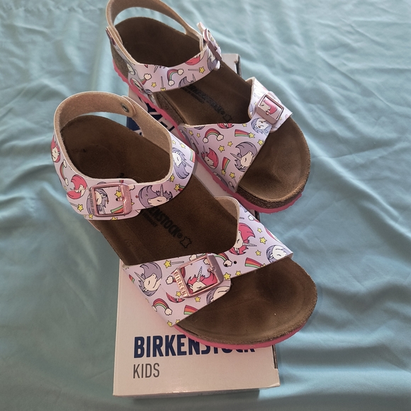 Birkenstock Kids Unicorn Sandals - Pink - Picture 2 of 6